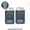 Bachelor party let's get shipfaced personalized slim or regular size can coolies