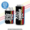 Bachelor party last lap auto racing personalized slim or regular size can coolies