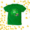 St. Patricks Day wee bit Irish personalized DARK Tshirt
