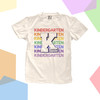 Student kindergarten rainbow repeat personalized Tshirt