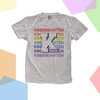 Student kindergarten rainbow repeat personalized Tshirt