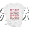 Valentine teaching sweethearts personalized Tshirt