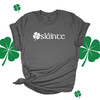 St. Patrick's Day sláinte clover DARK Tshirt
