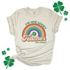 St. Patrick's Day one lucky teacher rainbow personalized Tshirt