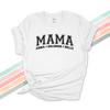 Mama athletic font personalized unisex adult Tshirt 