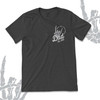 Rocker skeleton hand dad personalized unisex adult DARK Tshirt 