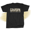 Grandpa distressed font personalized unisex adult DARK Tshirt 