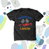 Birthday shirt race car boy personalized DARK Tshirt 