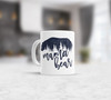 Mama bear woodsy starry night tea coffee mug 