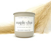 Fall luxury vegan maple chai and sweet cream coconut wax candle