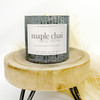 Maple Chai and Sweet Cream rustic tin autumn scent luxury vegan candle