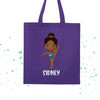 Girl gymnast personalized tote drawstring or small duffle bag