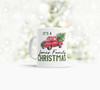 Family Christmas vintage truck personalized coffee mug