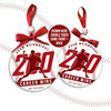 Adam Wainwright 200 career wins commemorative keepsake ornament with optional custom back photo