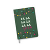 Fa la la lots to do Christmas poly leather journal notebook