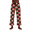 Christmas dog face pajama pants
