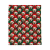 Christmas pet funny dog cat hamster guinea pig face photo blanket