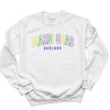 Mardi Gras soulard custom collegiate block font unisex adult sweatshirt