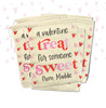 Valentine's Day for someone sweet personalized treat bags