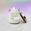 Lavender Haze soothing sandalwood hand poured luxury vegan candle taylor inspired swiftie fan gift
