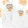 Pancake Flipper and Tester adult  youth apron set 