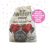 Valentine's Day cute pug paw-sitively amazing personalized treat bags