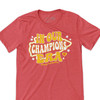 Kansas City football in our champions era back to back super bowl wins adult tshirt or sweatshirt