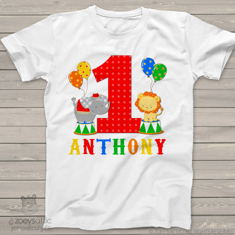 Top 5 First Birthday Shirts - zoey's attic personalized gifts