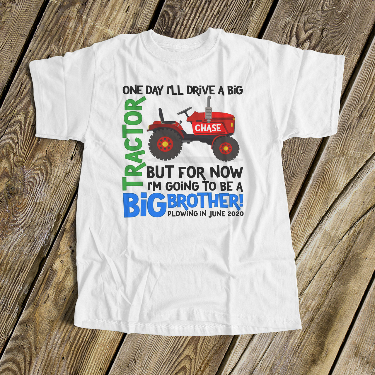 Personalized Big Brother T Shirts and Gifts
