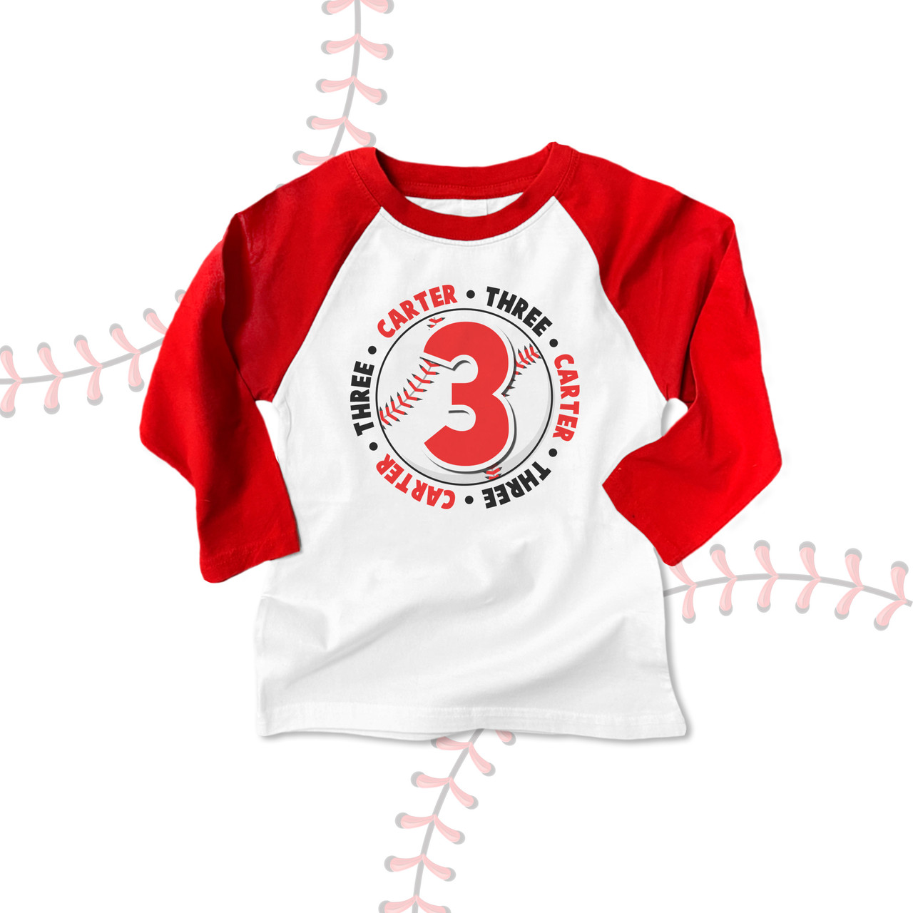 kids birthday shirt, have a ball birthday boy or girl raglan tshirt