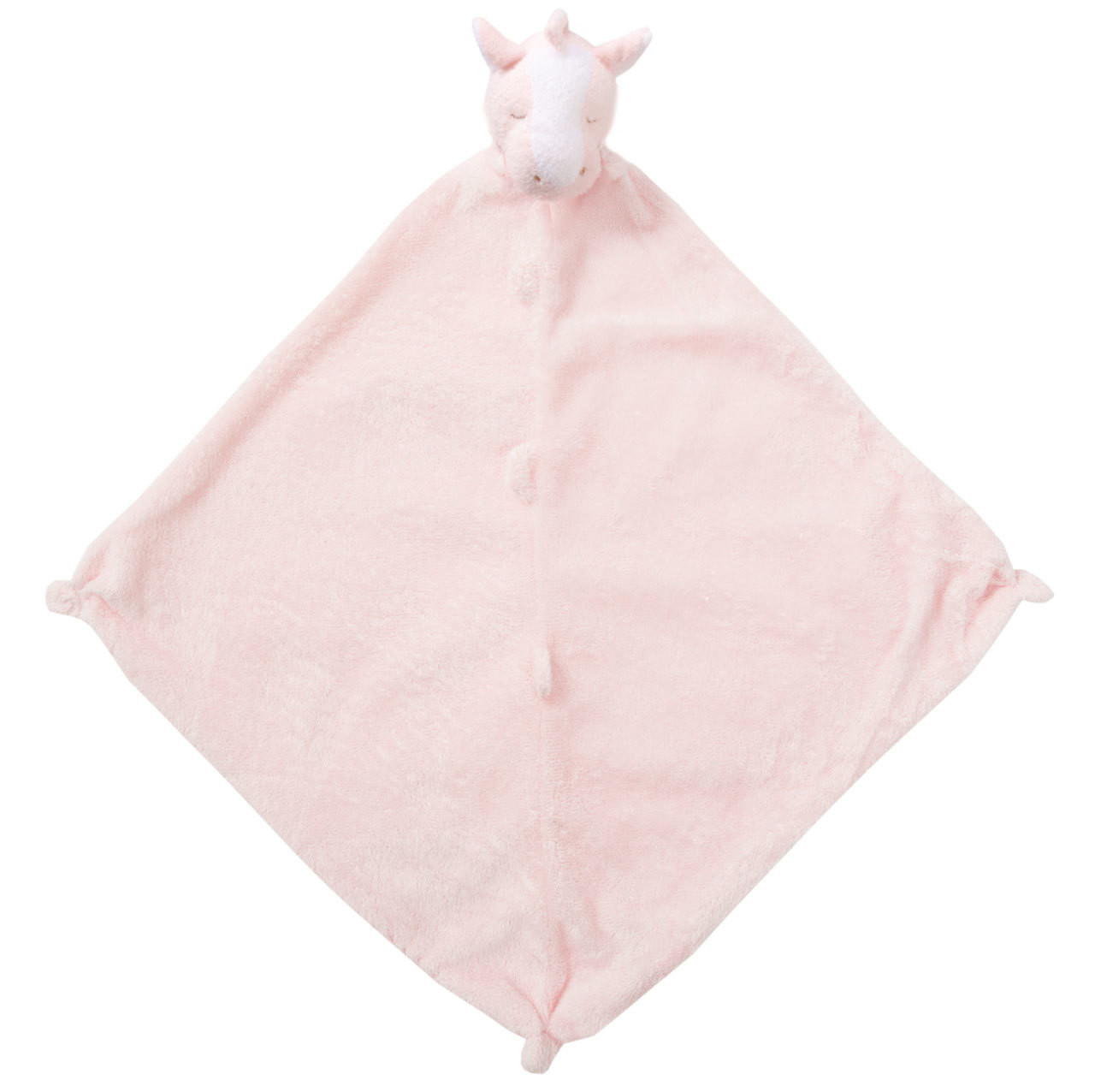 angel dear blankies, pink pony lovie personalized embroidered baby blankie