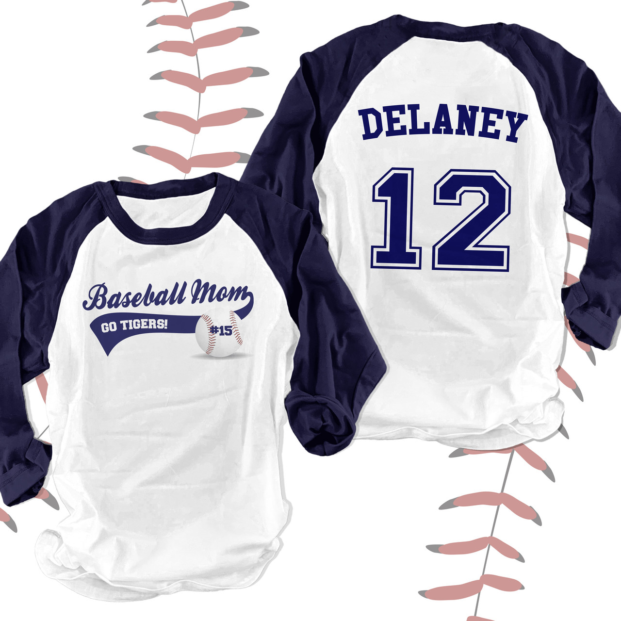 Custom Youth Womens Baseball Jerseys Baseball Mom Shirts Softball