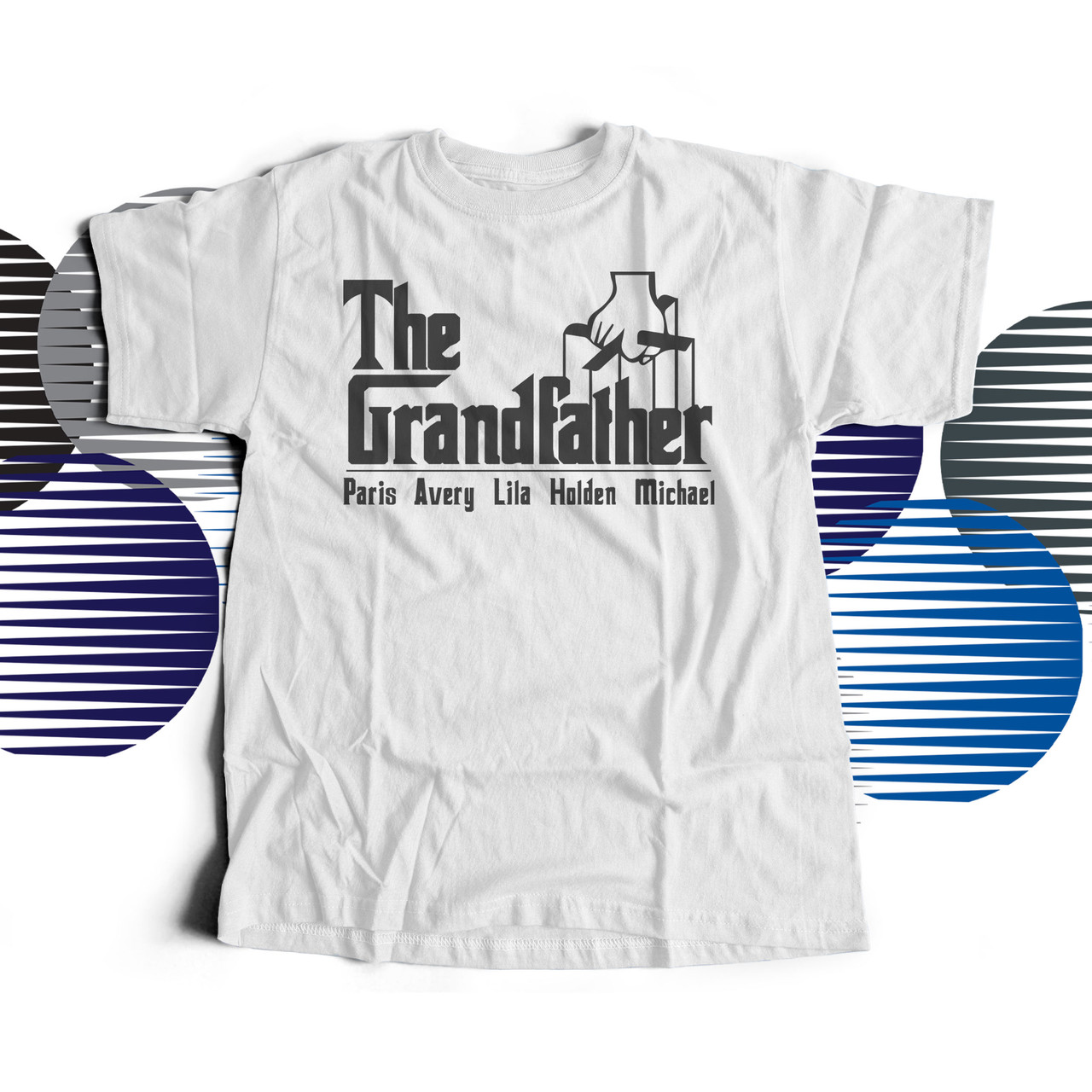 Grandpa shirt funny parody The Grandfather Tshirt personalized with  grandchildren names