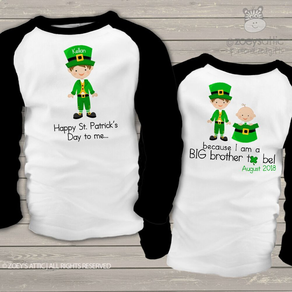 personalized kids shirt, St. Patrick's 