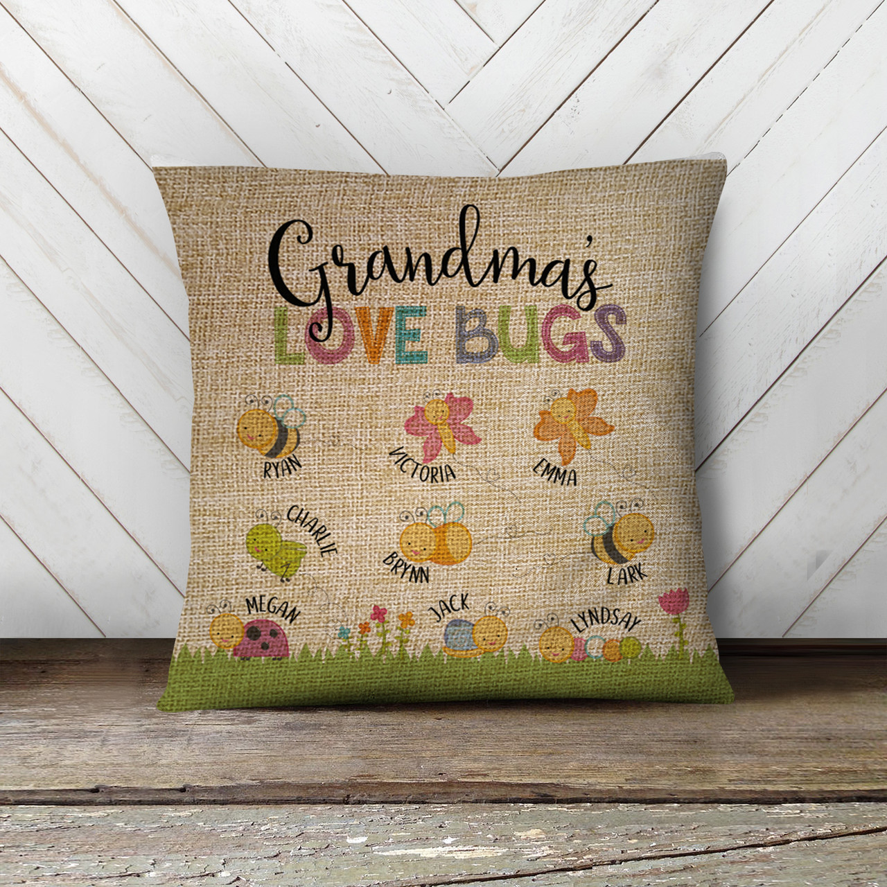 Personalized Shirt - Gift For Grandma - Christmas Pattern Grandma And  Grandkids - Christmas Gifts, Christmas Gift For Grandma (