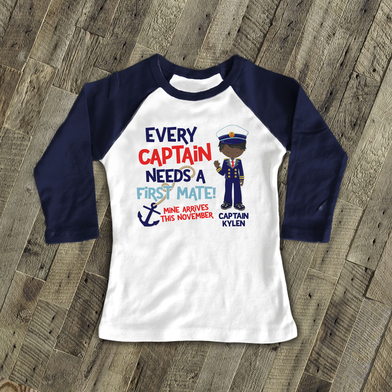 Big brother captain raglan Tshirt