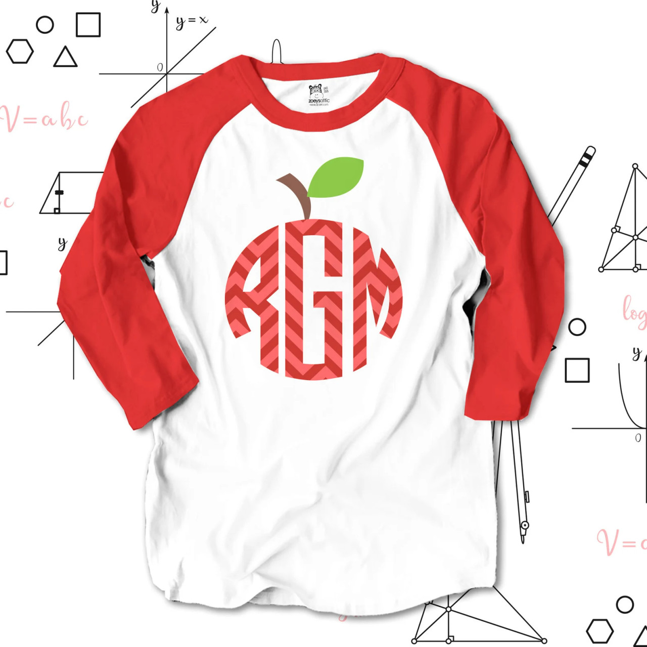 Custom Christmas Monogram Comfort Colors Pocket Tees | Refinery Number One, Inc | Graphic Apparel |  Boutiques