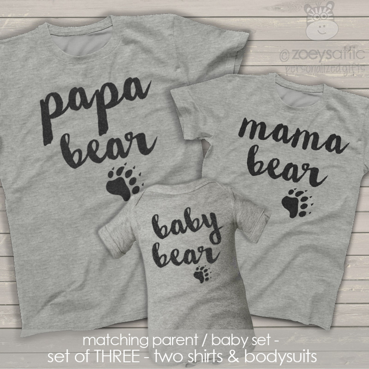 Mama & Papa Baby Bodysuit - 2 Pack
