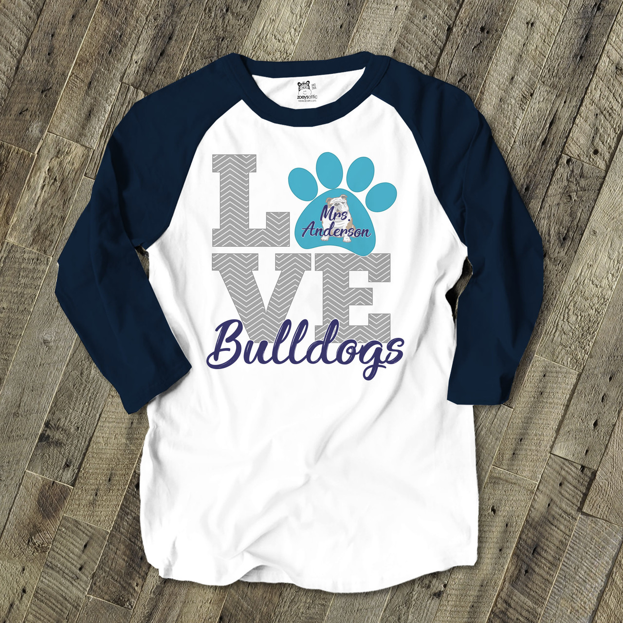 T shirts hot sale for bulldogs