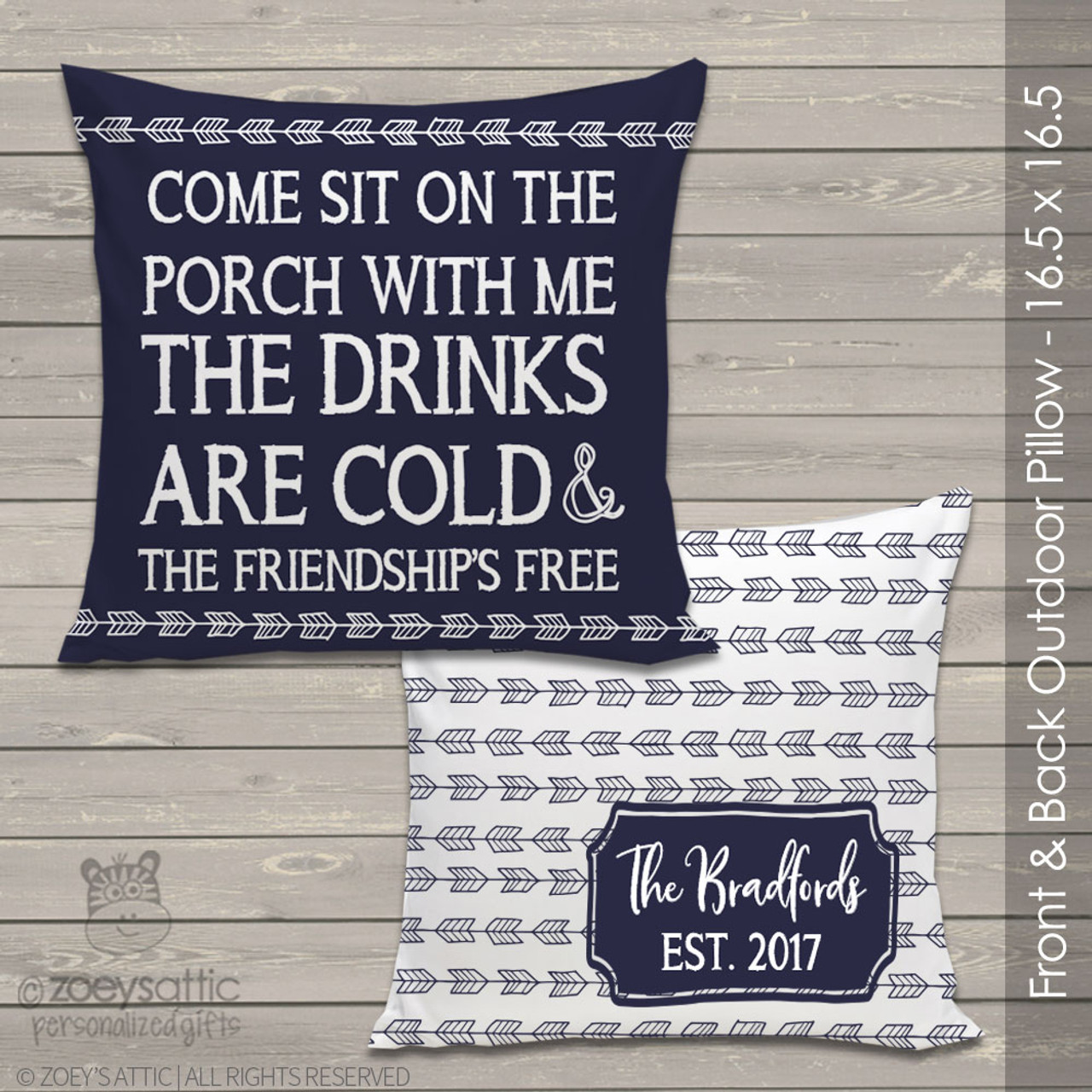 Outdoor Porch Pillow Sit Friendships Free Outdoor Throw Pillow