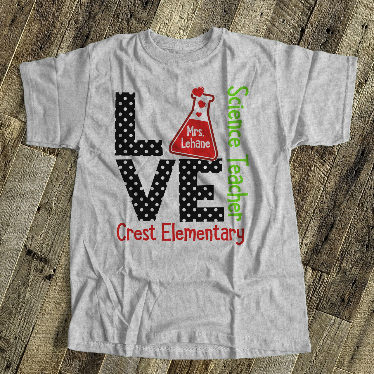 science teacher shirt, love science 