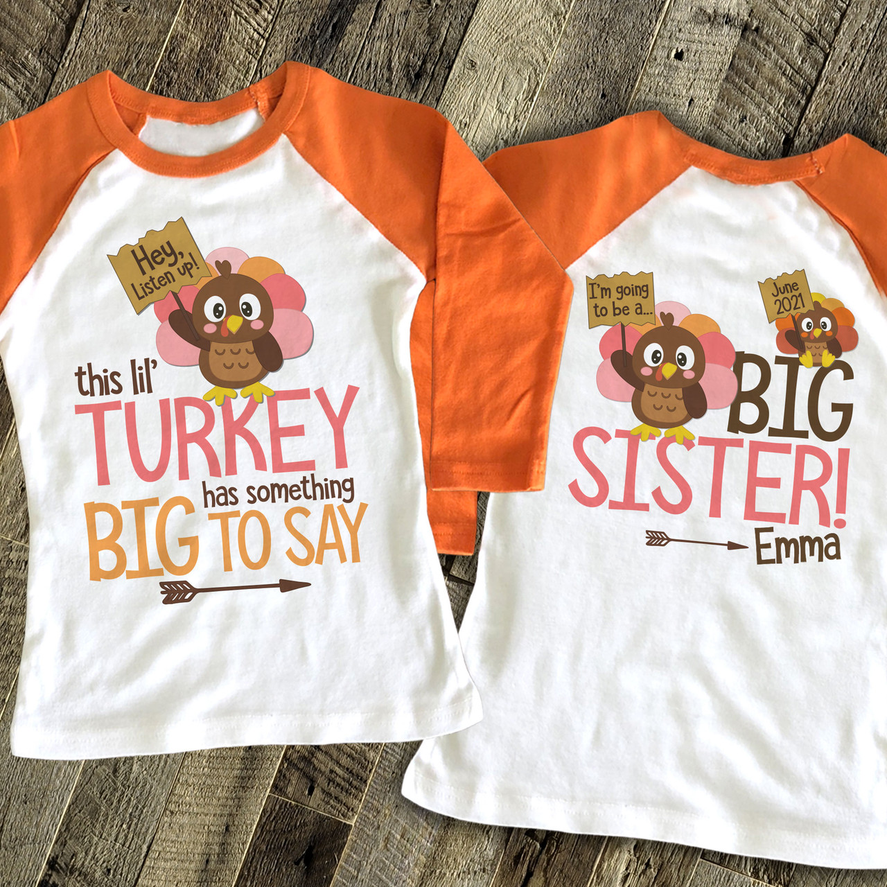 girls thanksgiving shirt, li'l turkey 