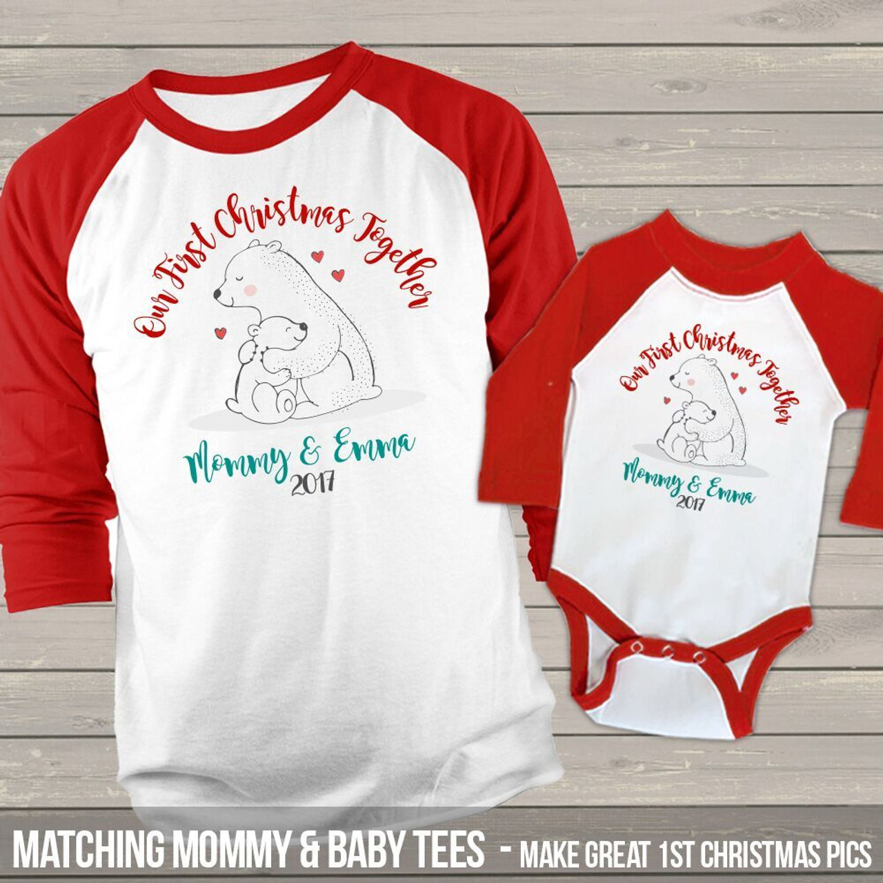 christmas raglan shirts