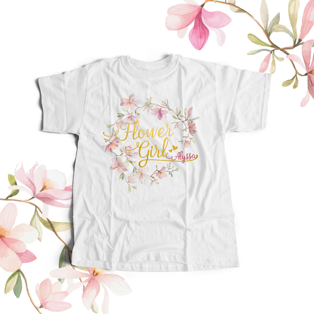 Flower Girl Shirts