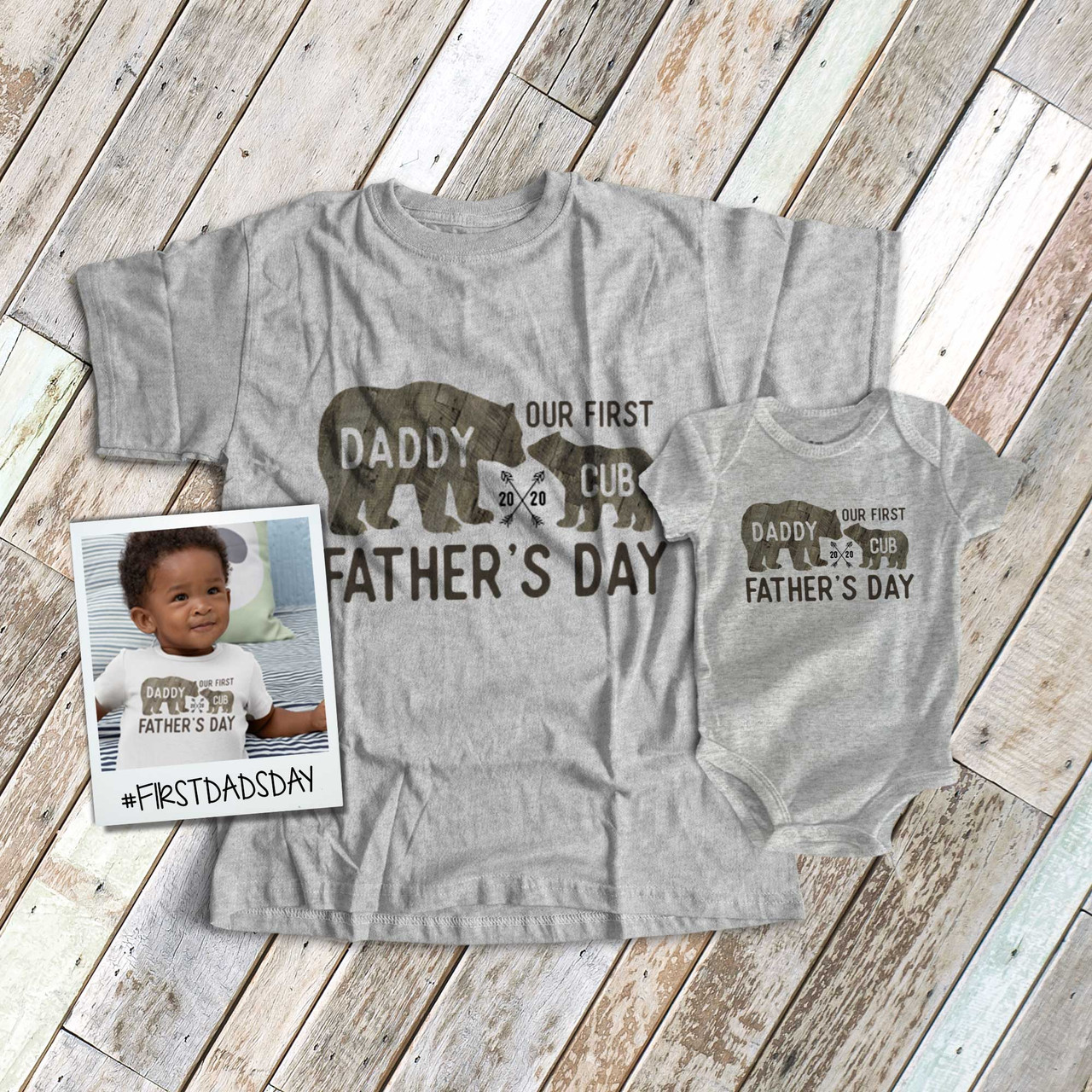 Father's day hot sale shirt for baby