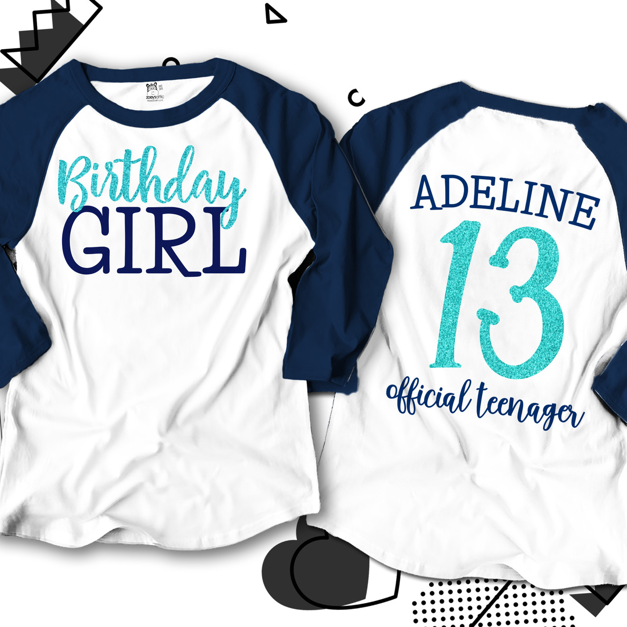 Official Teenager Girl 13th Birthday Gifts For 13 Year Old - Official  Teenager - Sticker