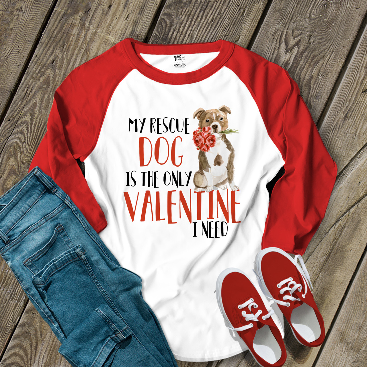 valentine women's shirts