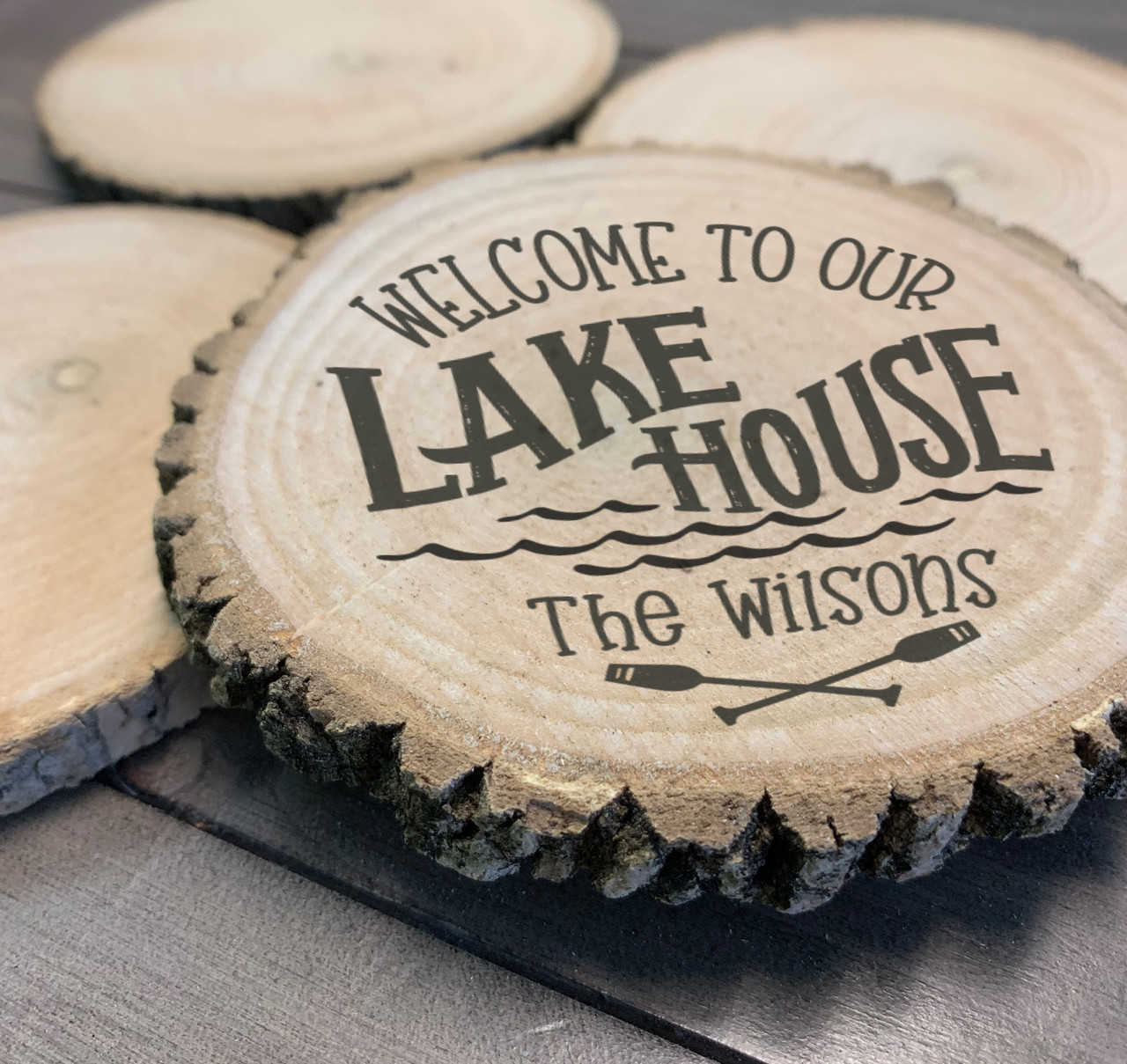 Custom Coasters, Wood Coasters, Engraved Coasters, Personalized