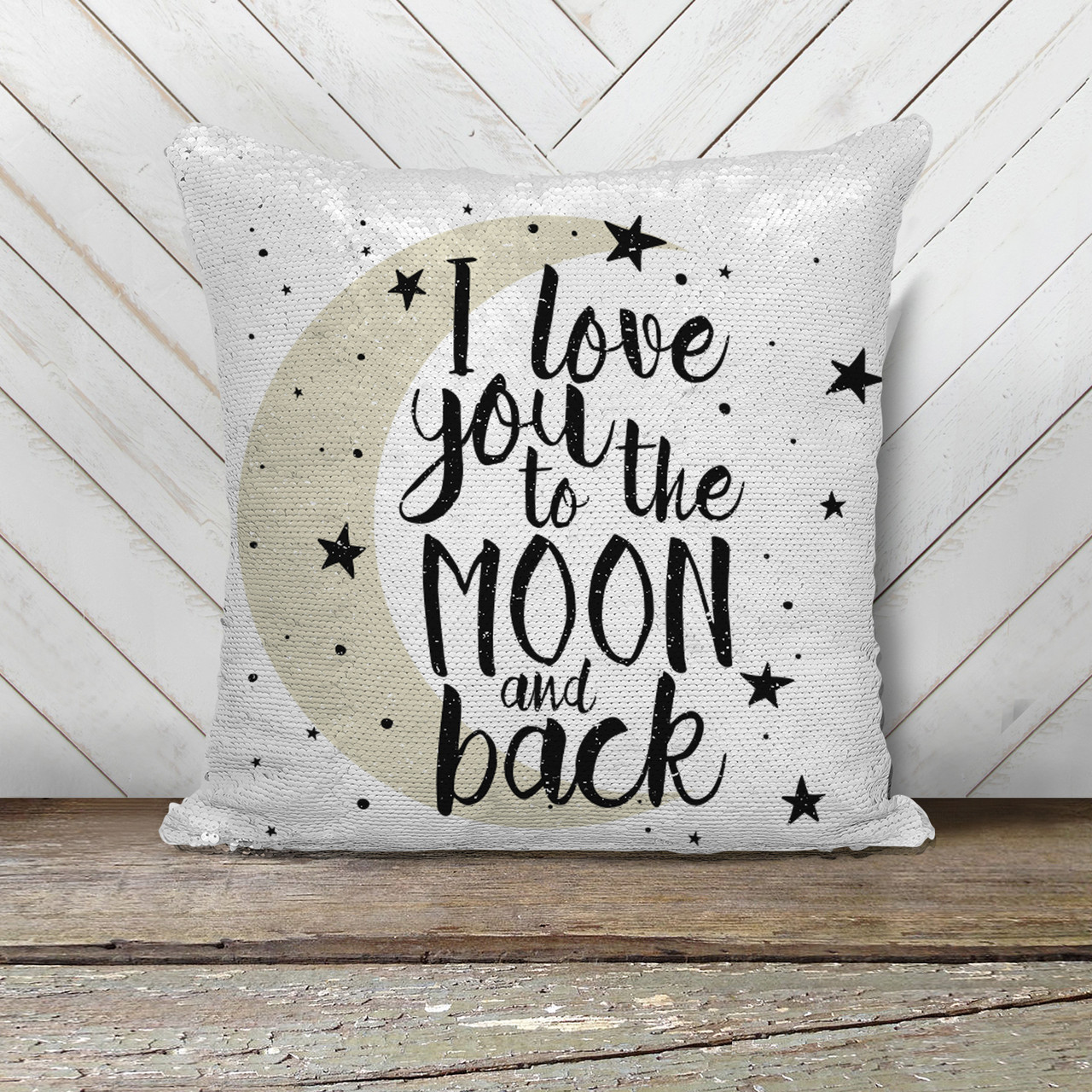 Hockey Personalized Magic Sequin Pillow - LemonsAreBlue