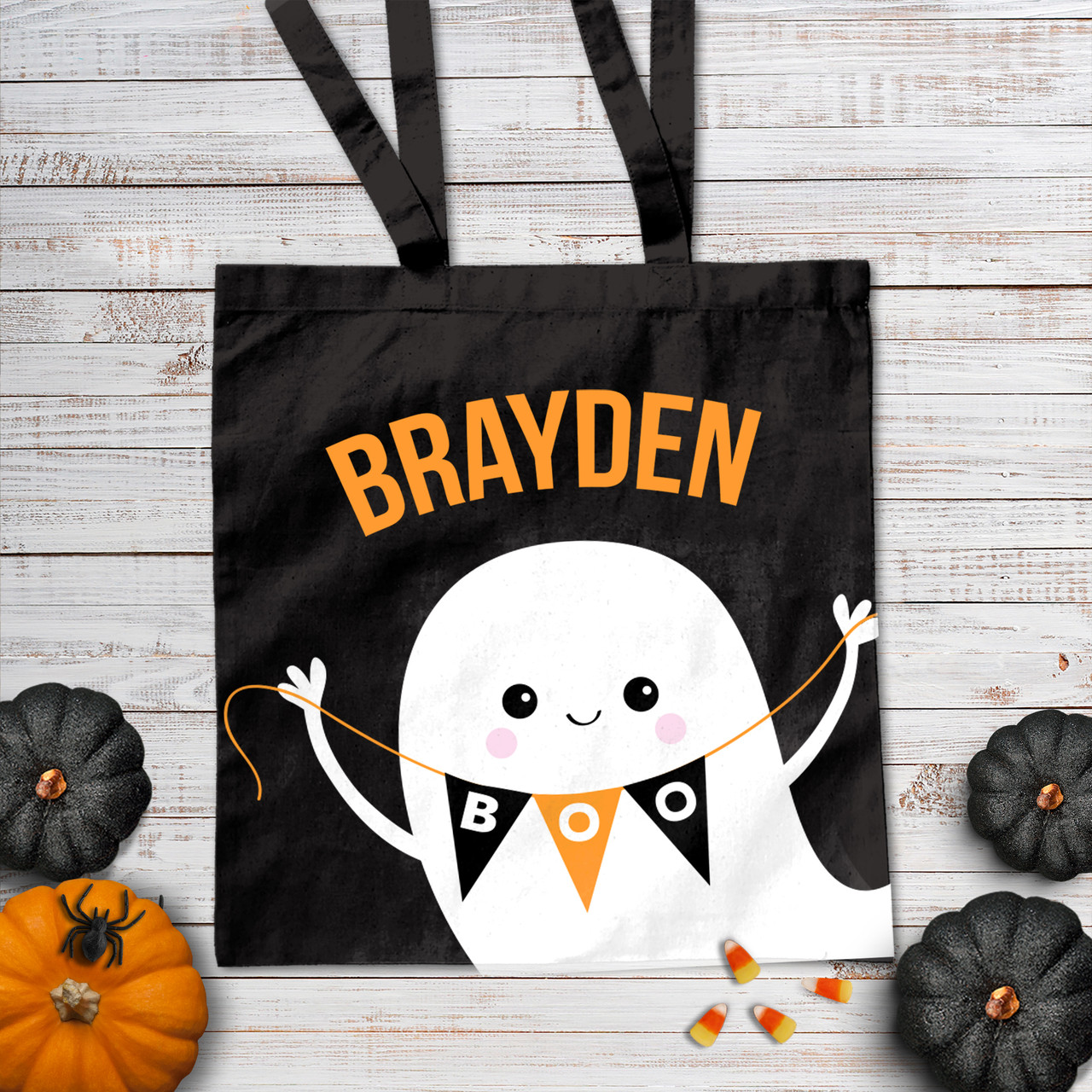 Dog Mom, Halloween, Personalized Canvas Tote Bag, Gift For Dog